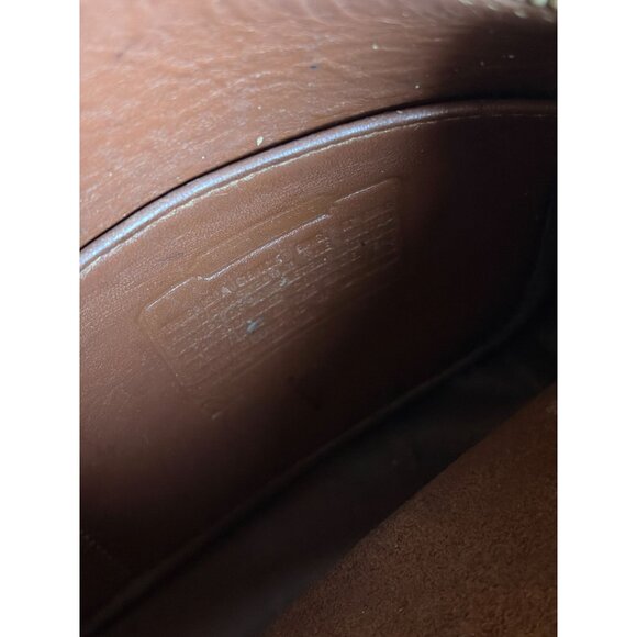 COACH Vintage Legacy Zip Camel 9966 Crossbody Zip Cognac Brown Bag - Picture 11 of 16
